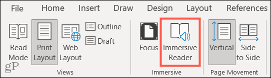 Microsoft Word에서 몰입형 리더를 활성화하고 사용자 지정하는 방법