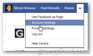 Как изменить свой пароль на Facebook