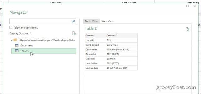 Excel での Web スクレイピングのしくみ: Web からデータをインポートする