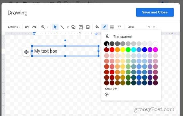 Como adicionar e formatar uma caixa de texto no Google Docs