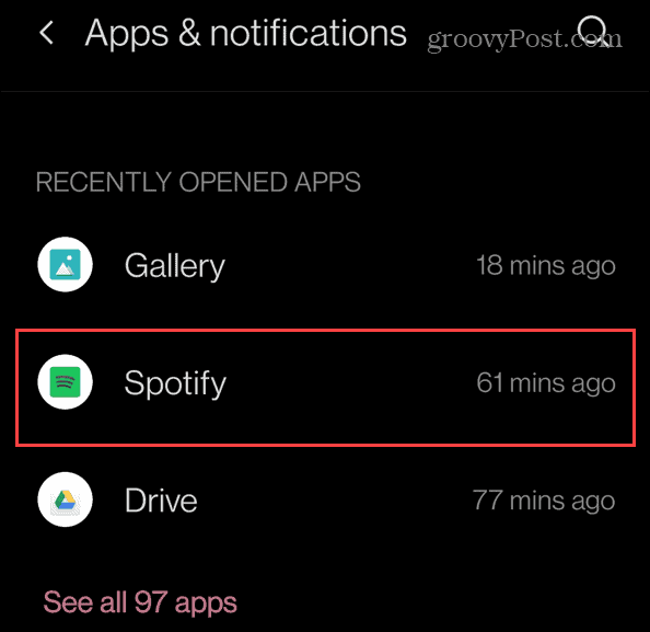 كيفية الحصول على Spotify على شاشة قفل Android