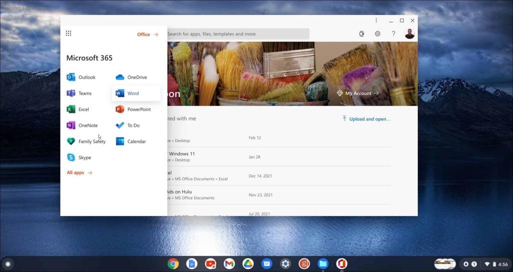 Cum să utilizați Microsoft Office pe un Chromebook