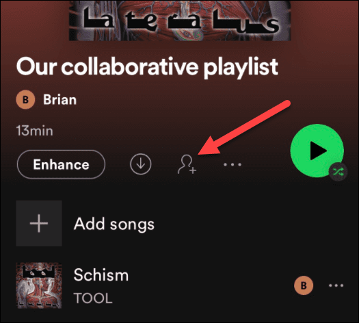 كيفية إنشاء قائمة تشغيل تعاونية على Spotify
