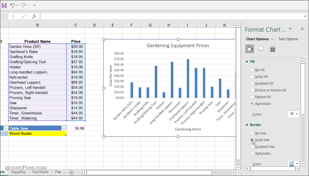 Cum se face un grafic cu bare în Excel