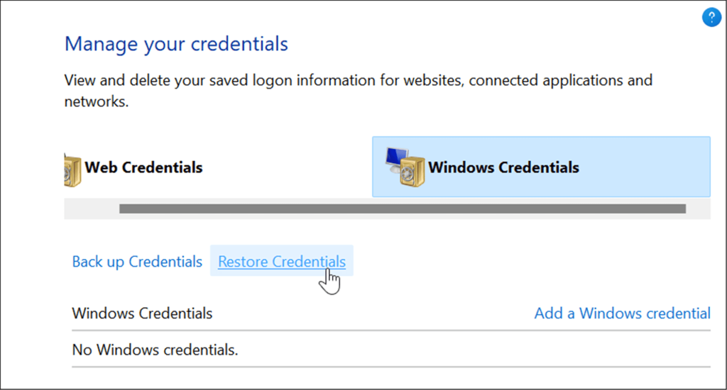 Come utilizzare Gestione credenziali su Windows 11