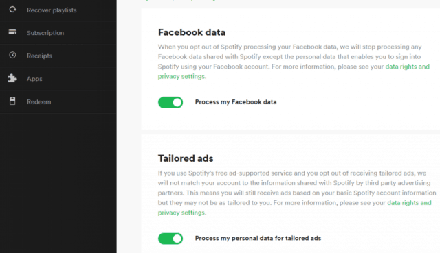 Facebook 계정에서 Spotify를 연결 해제하는 방법