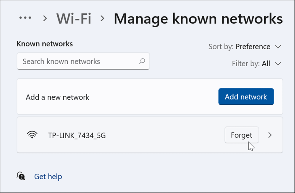 Cum să uiți o rețea Wi-Fi pe Windows 11