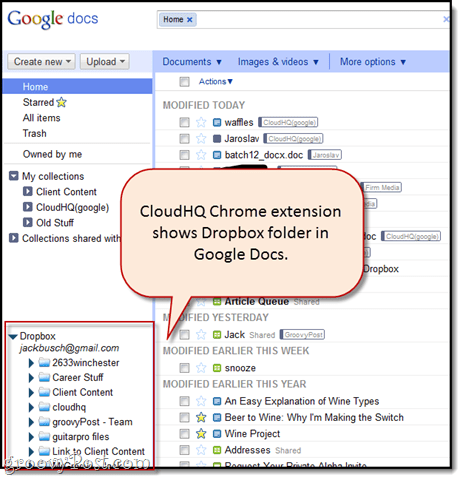 อัปเดต CloudHQ: ซิงค์ได้เร็วขึ้น แก้ไขไฟล์ Dropbox จาก Google เอกสาร