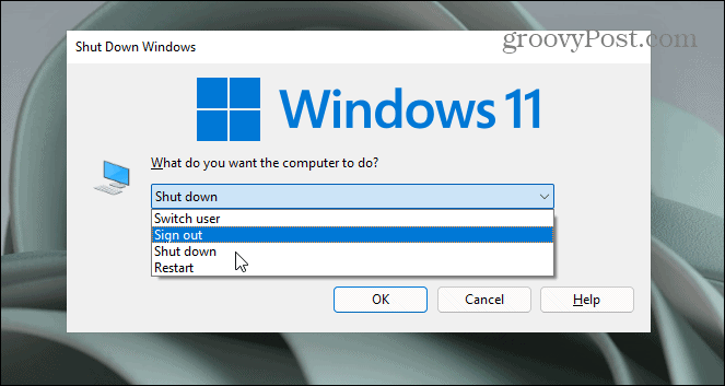 Windows 11을 종료하거나 다시 시작하는 방법