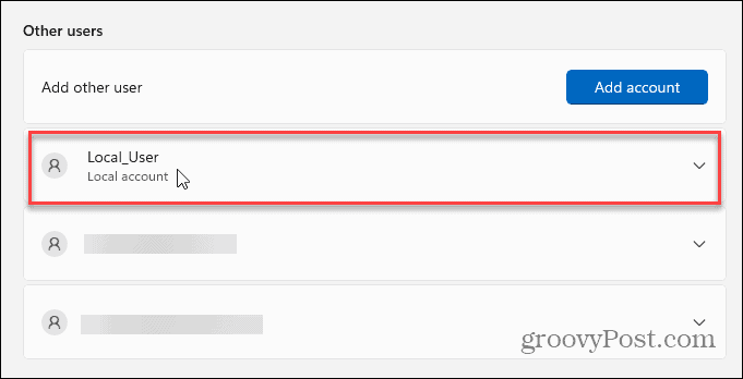 วิธีเพิ่มบัญชีผู้ใช้ภายในเครื่องบน Windows 11