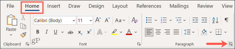 如何在 Microsoft Word 中設置製表位