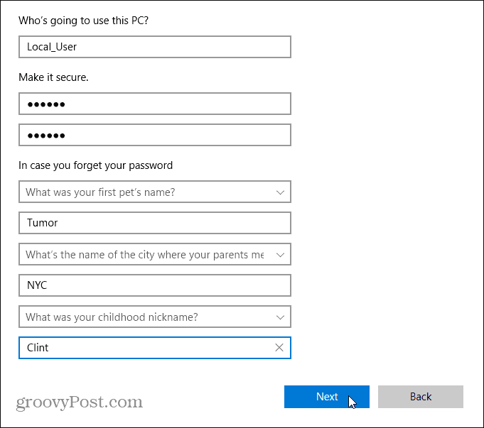 วิธีเพิ่มบัญชีผู้ใช้ภายในเครื่องบน Windows 11