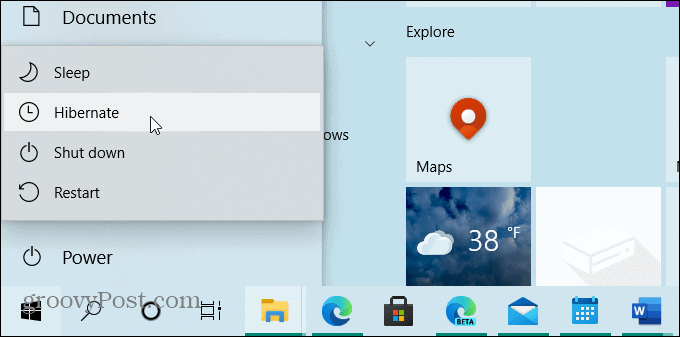 Cum să activați modul Hibernare pe Windows 10