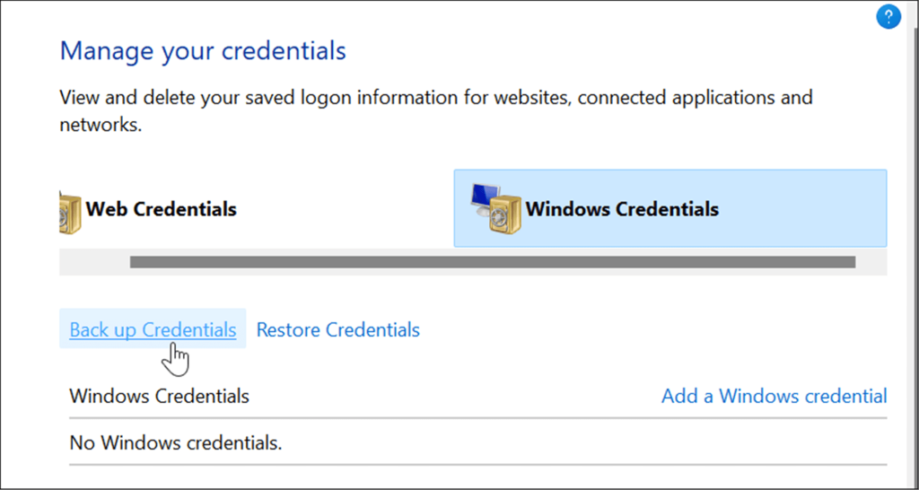 Come utilizzare Gestione credenziali su Windows 11