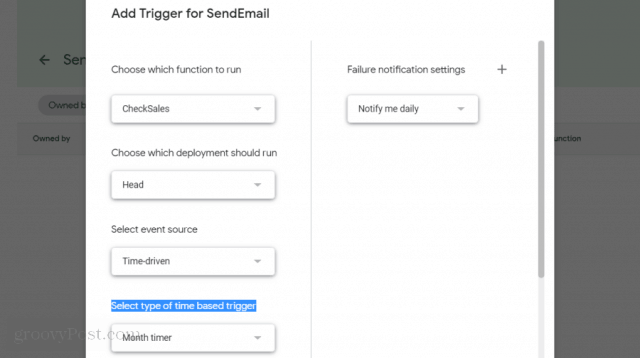 Utiliser Google Sheets pour envoyer un e-mail basé sur la valeur de la cellule