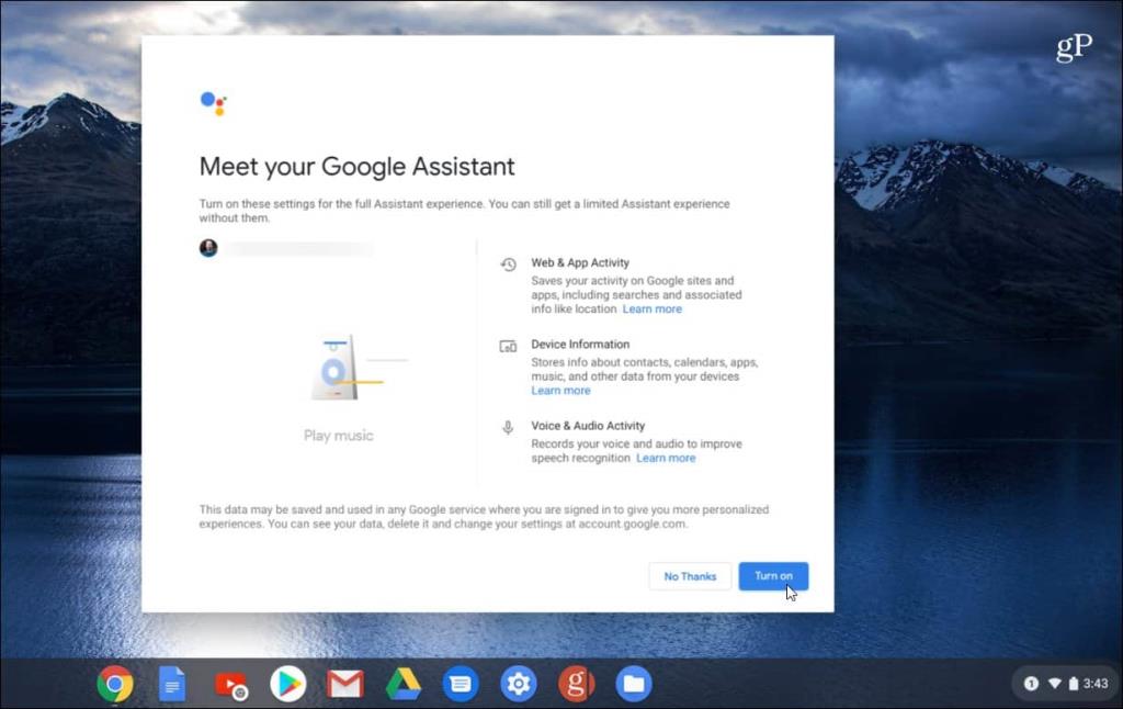 如何立即在 Chromebook 上打開 Google 助理