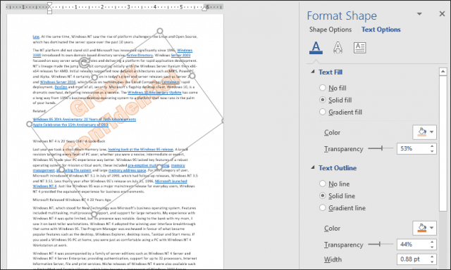 Microsoft Word에서 문서에 워터마크를 추가하는 방법