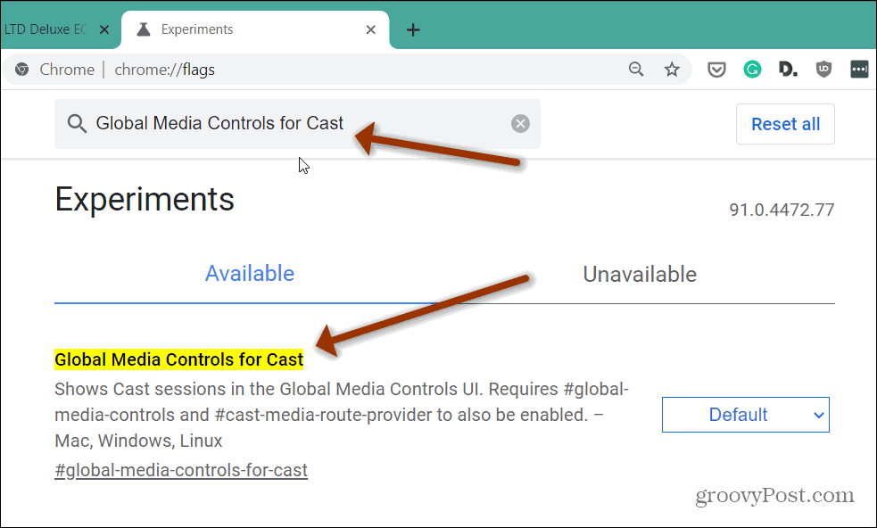 Come disabilitare i controlli multimediali di Chromecast su Google Chrome