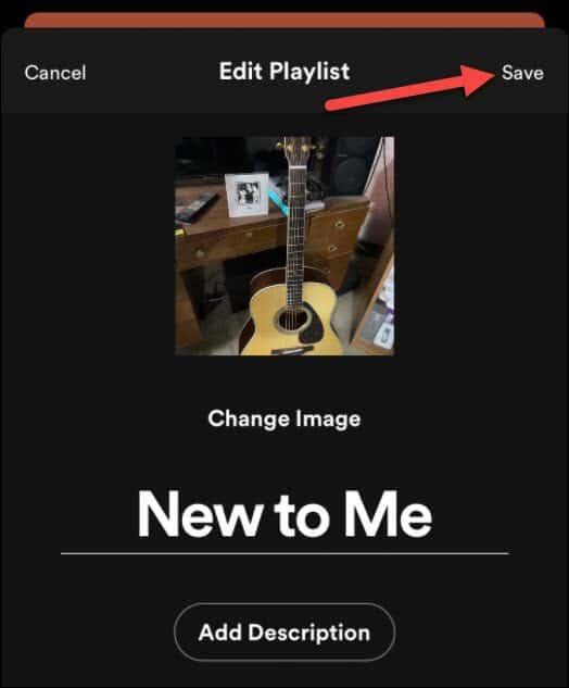 Как изменить изображение плейлиста Spotify