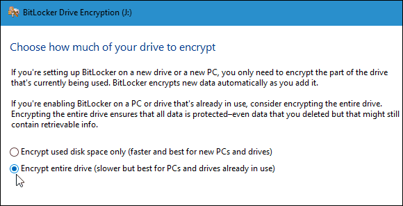 Como criptografar uma unidade flash USB ou cartão SD com o Windows 10