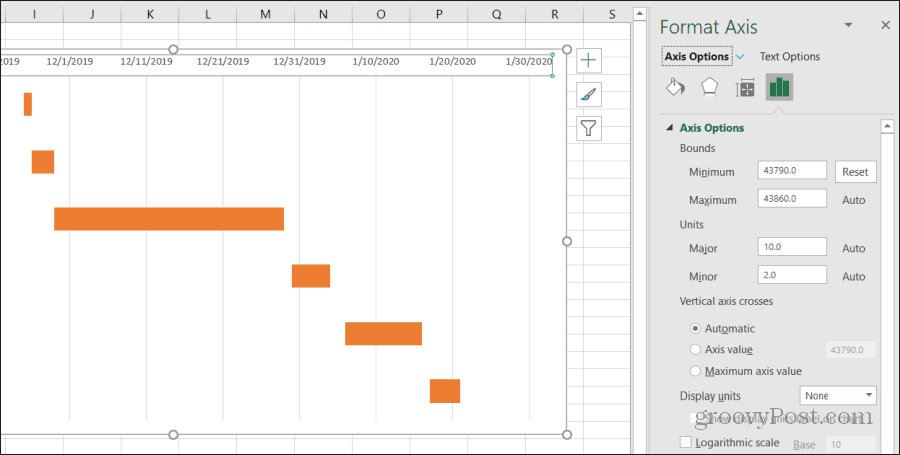 Cum se creează o diagramă Gantt în Excel