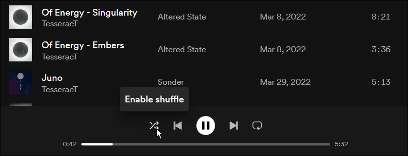 كيفية إصلاح Spotify Shuffle لا يعمل