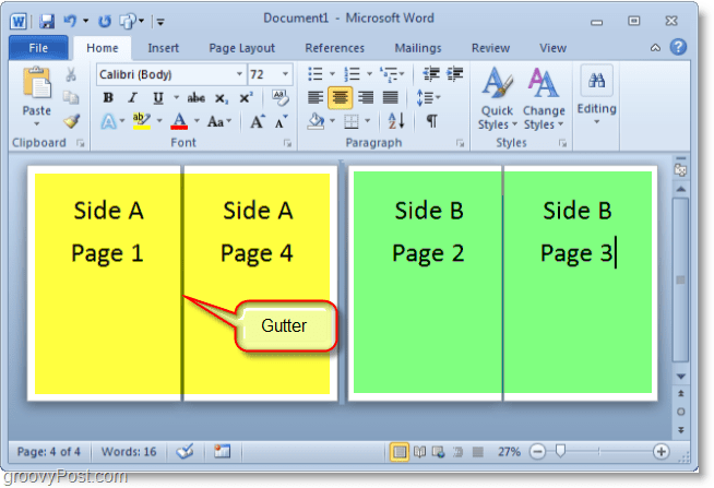 كيفية إنشاء كتيبات باستخدام Microsoft Word 2010