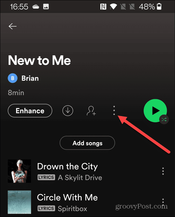 Как изменить изображение плейлиста Spotify
