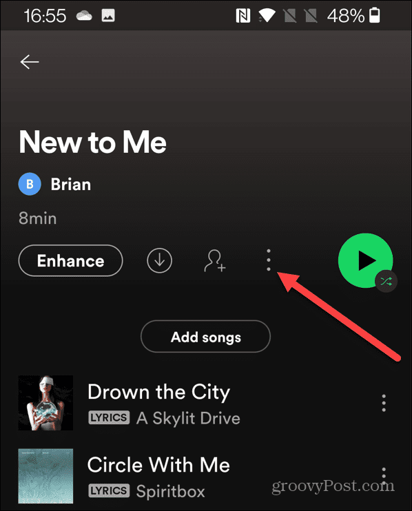 Cara Menukar Gambar Senarai Main Spotify