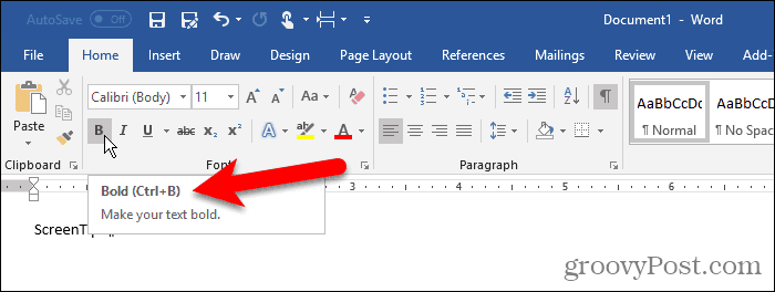 Cum să lucrați cu sfaturi pentru ecran în Microsoft Word