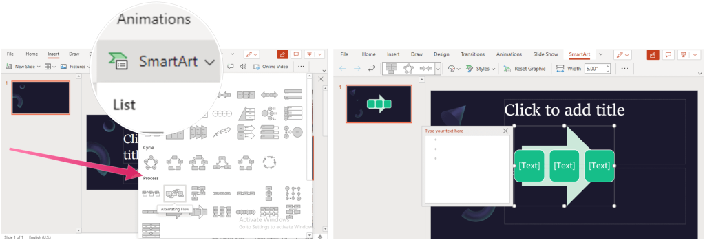 Cum se creează o diagramă de flux în Microsoft PowerPoint