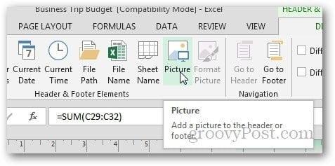 Cum să filigranați foile de lucru în Excel 2010 și 2013