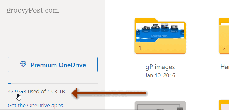 Como verificar a quantidade de espaço de armazenamento que você tem no OneDrive