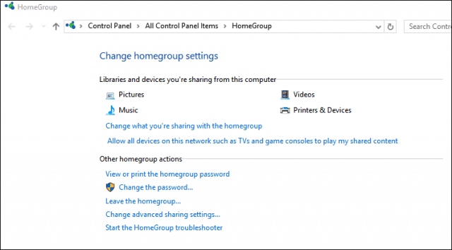 Cara Mencipta dan Menyertai HomeGroup dalam Windows 10