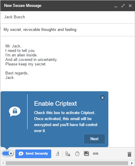 Criptext pentru Gmail: e-mail securizat, chitanțe de citire și anulați trimiterea mesajelor