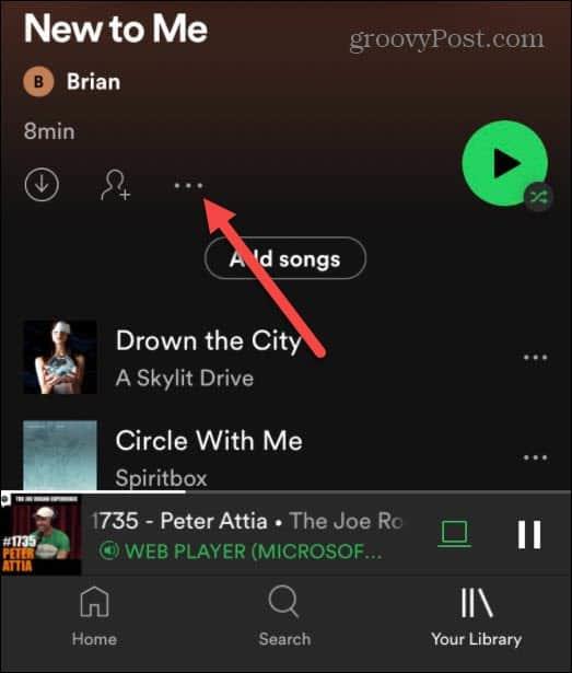 Cara Menukar Gambar Senarai Main Spotify