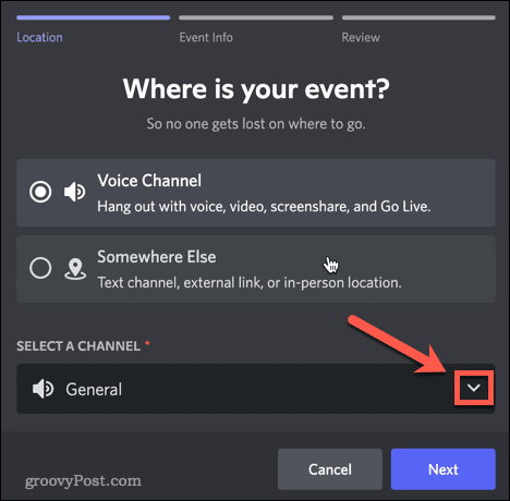 Cómo crear un evento en Discord