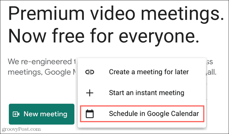 Cum să programați un Google Meet online sau pe mobil