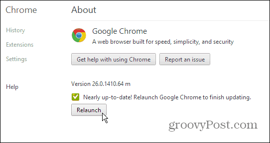 Google Chrome を最新バージョンに更新する方法