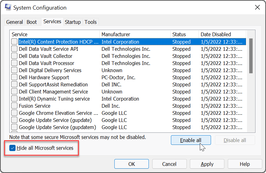 Cum să curățați pornirea Windows 11