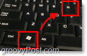 Use Windows Key+R para iniciar aplicaciones rápidamente como administrador