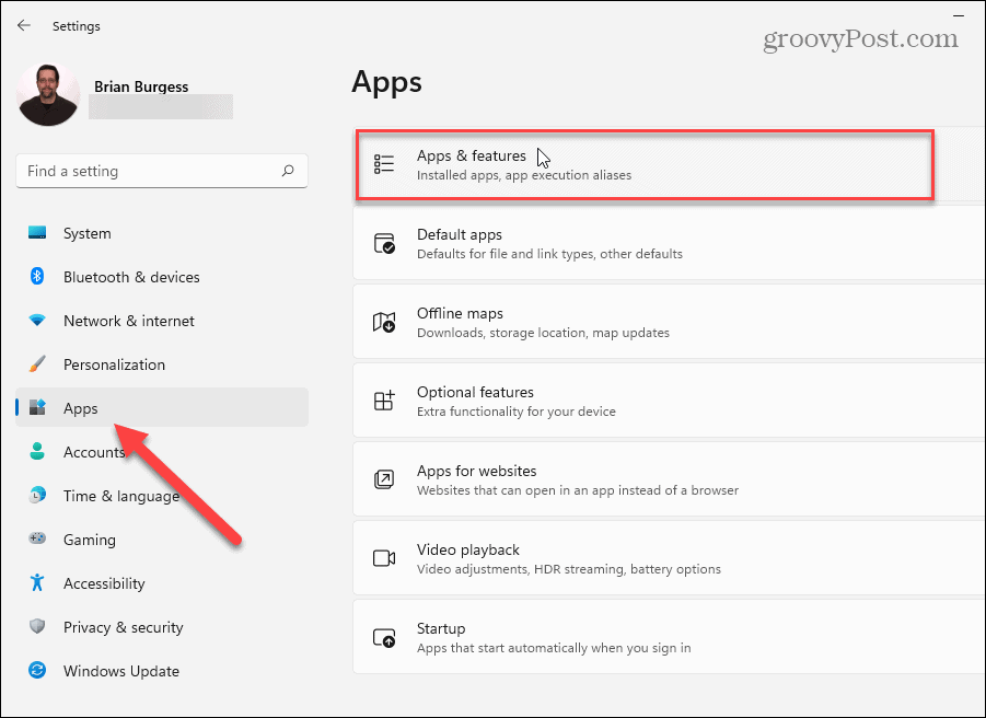 Cara Menyahpasang Apl pada Windows 11