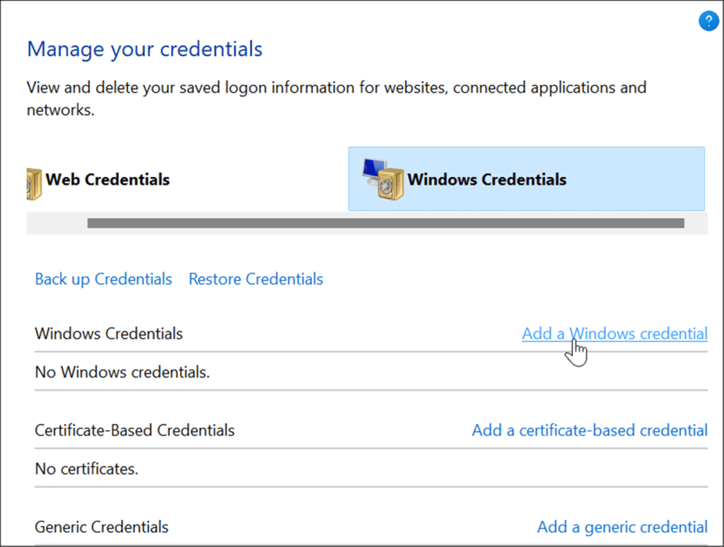 Come utilizzare Gestione credenziali su Windows 11