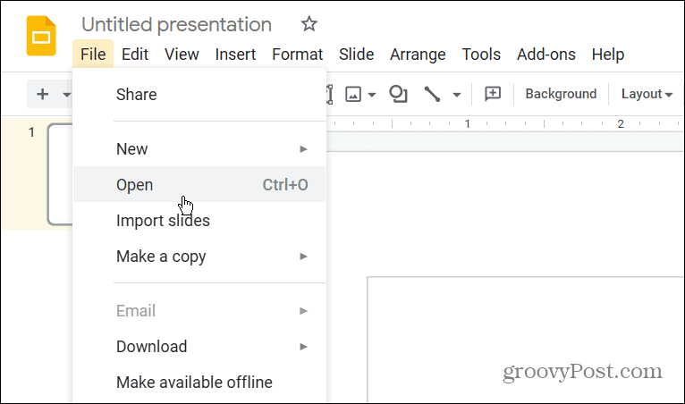 วิธีแปลง PowerPoint เป็น Google สไลด์