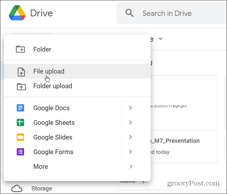 Como converter um PowerPoint para o Google Slides