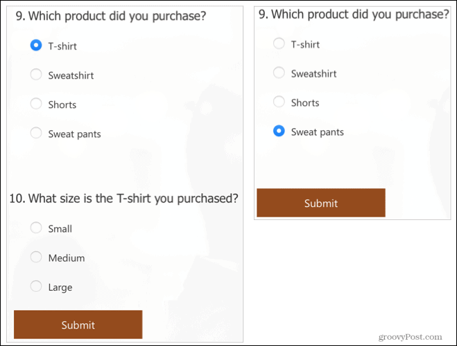 如何在 Microsoft Forms 中創建調查