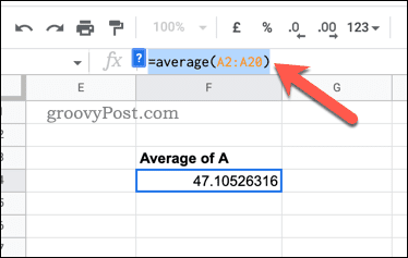 Jak wyświetlać formuły w Arkuszach Google