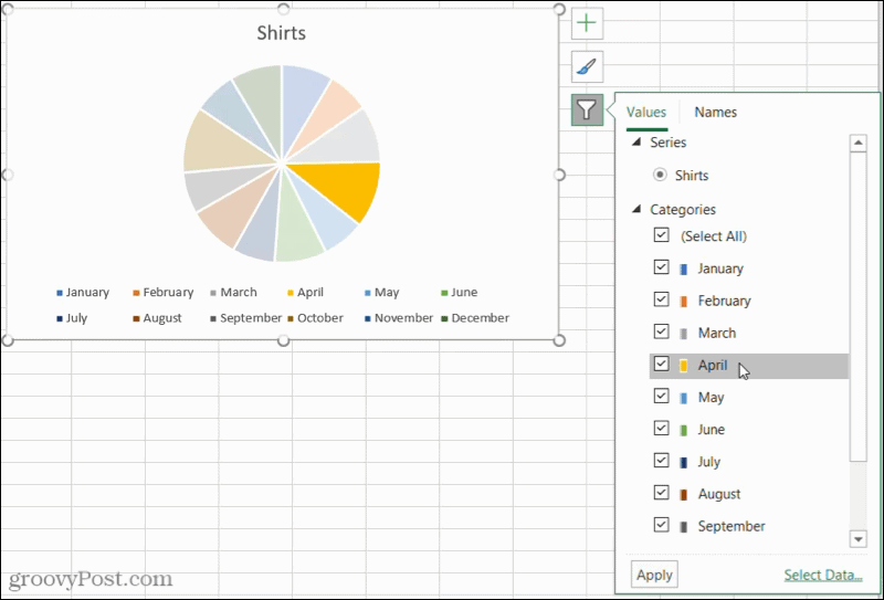 Hoe maak je een cirkeldiagram in Microsoft Excel