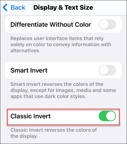 Cum să inversați culorile pe un iPhone