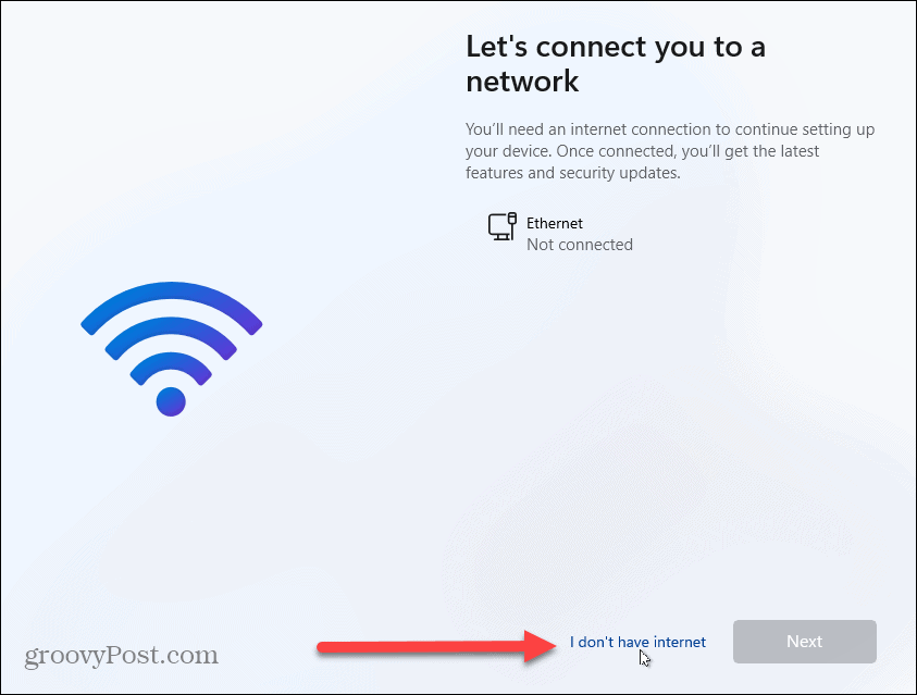 Comment installer Windows 11 sans connexion Internet